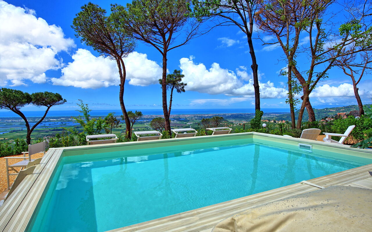 Casarosa Di Mariasole: bassin, Extérieur, Extérieurs, Vues