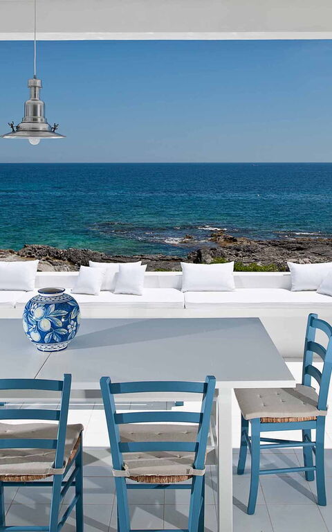 Casa Blu: Balcon / Terrasse / Patio