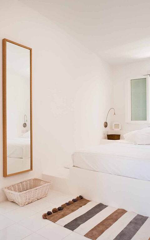 Casa Blu: chambre à coucher