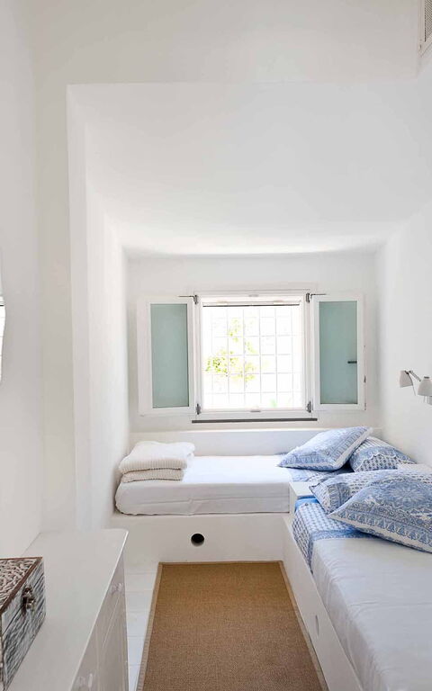 Casa Blu: chambre à coucher