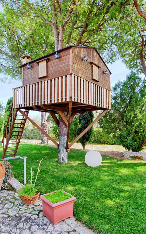 Villa Tagliaferri: Été, Jardin