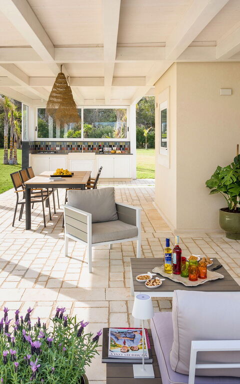 Villa Azulea: Balcon / Terrasse / Patio, Jardin