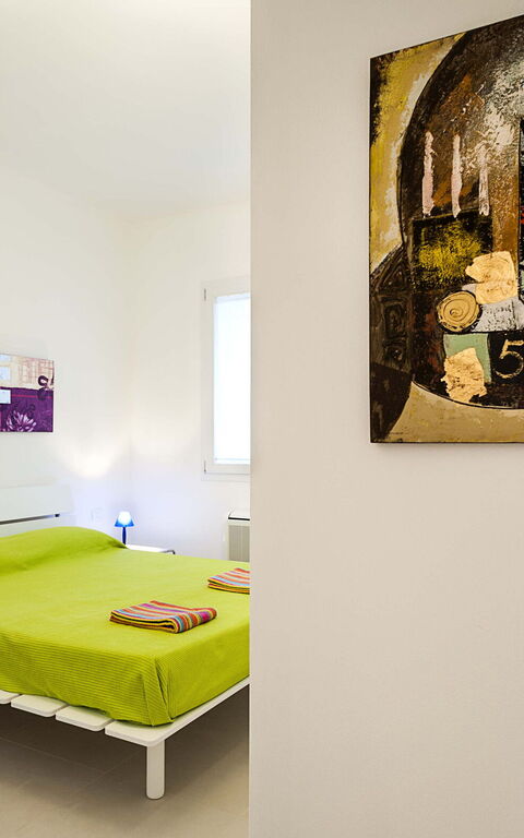 Villa Capo Passero: chambre à coucher