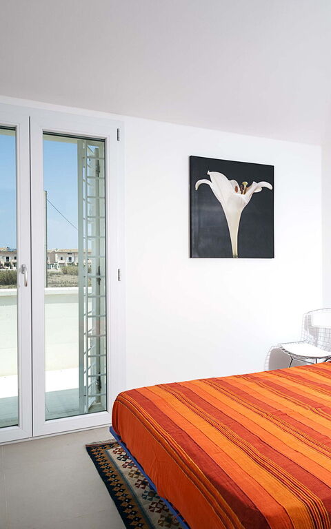 Villa Capo Passero: chambre à coucher