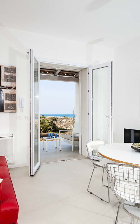 Villa Capo Passero: Cuisine, Salon