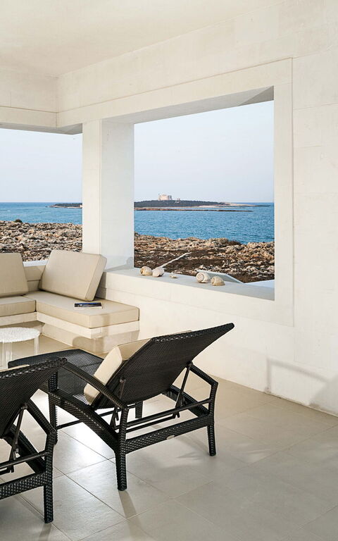 Villa Capo Passero: Balcon / Terrasse / Patio