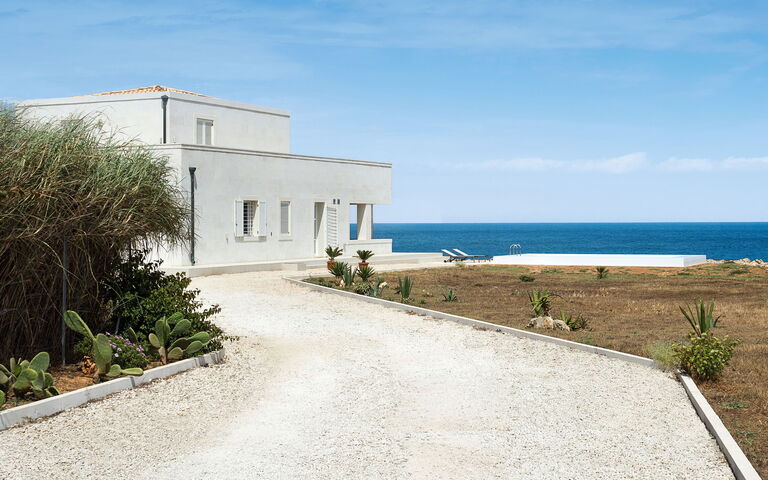 Villa Capo Passero: Entrée principale, Extérieur, Extérieurs, Vues