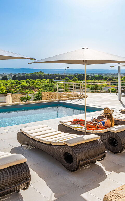 Villa Anna Plemmirio: bassin, Extérieur, Extérieurs