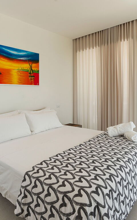 Villa Anna Plemmirio: chambre à coucher