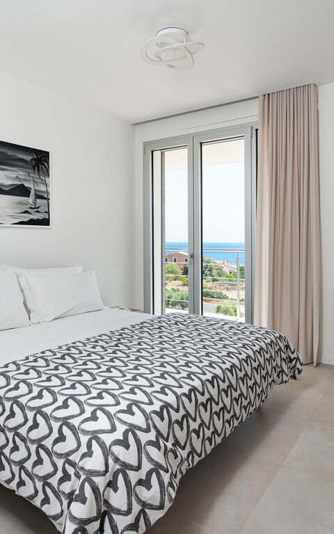 Villa Anna Plemmirio: chambre à coucher