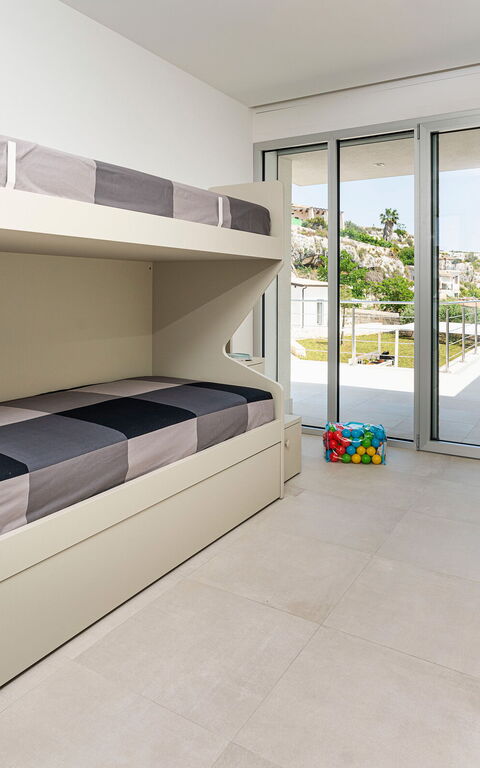 Villa Anna Plemmirio: chambre à coucher