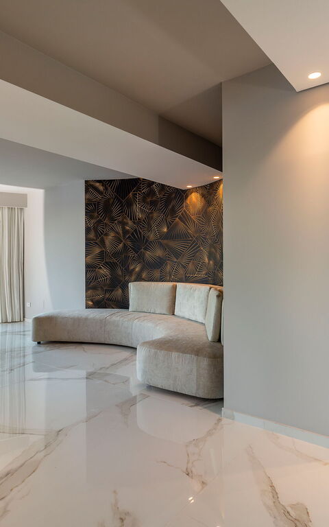 Baya Bella: Salle à manger, Salon