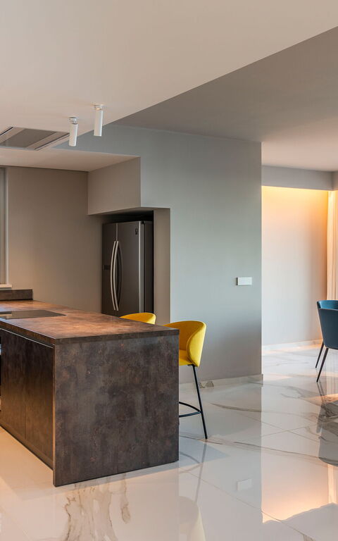 Baya Bella: Cuisine, Salle à manger