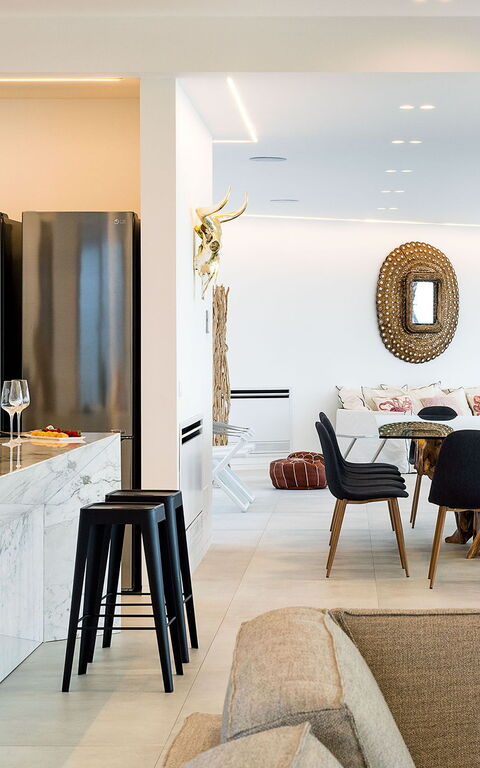 Villa Alexandra: Salle à manger, Salon