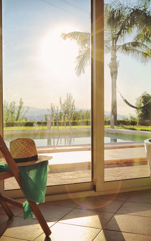 Villa Malu: chambre à coucher