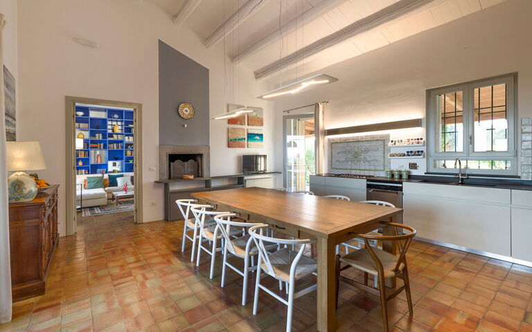 Pigna Blue: Cuisine, Salle à manger