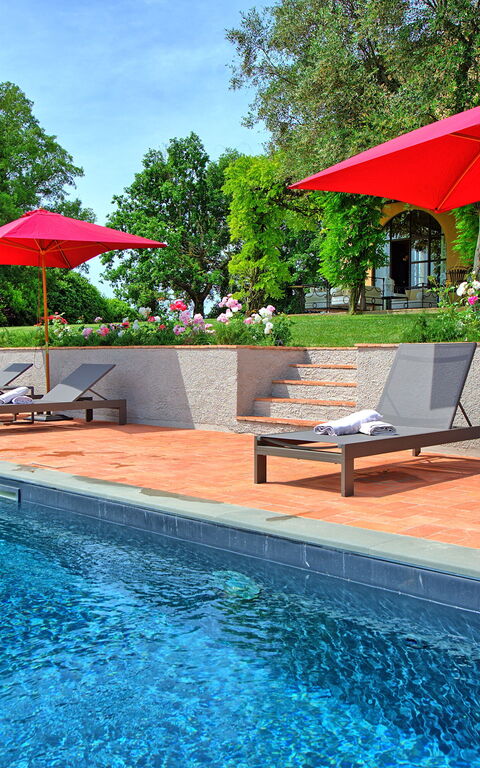 Villa Marliana: bassin, Été, Extérieur, Extérieurs, Jardin