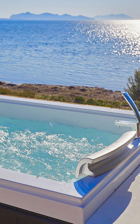 Villa Maraus: Extérieur, Extérieurs, jacuzzi, Vues