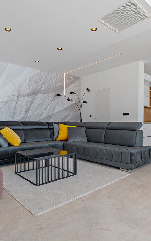 Villa Loma: Cuisine, Salon