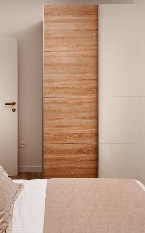 Villa Stella: chambre à coucher, Salle de bain