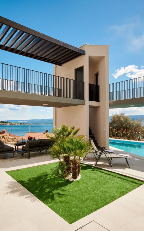 Villa Stella: Balcon / Terrasse / Patio, bassin, Extérieur, Vues