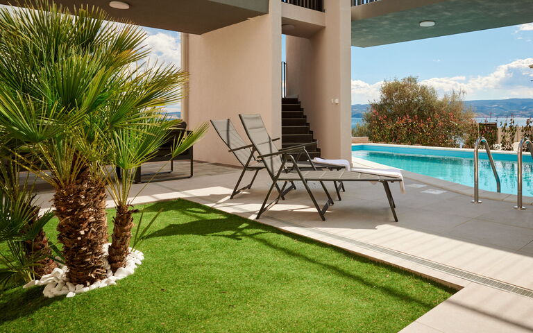 Villa Stella: bassin, Extérieur, Vues