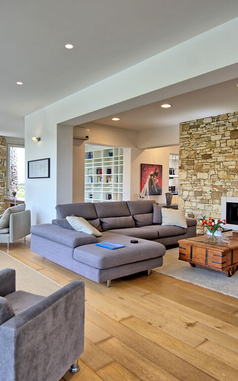 Villa Demetra: Salon