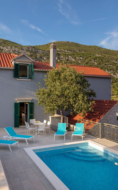 Villa Roglic: Balcon / Terrasse / Patio, bassin, Extérieur, Extérieurs