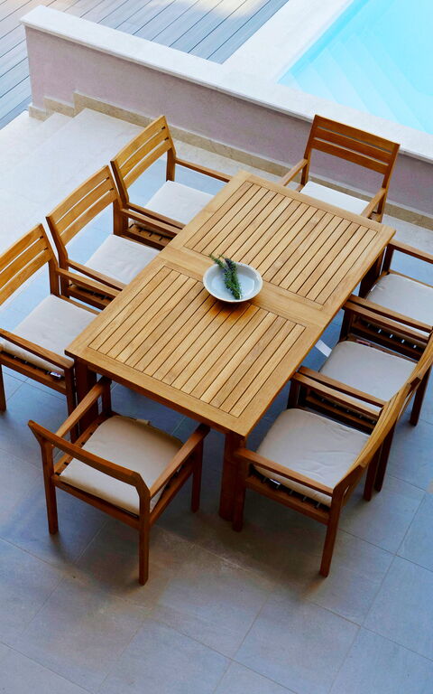 Villa Jure: Balcon / Terrasse / Patio, bassin, Extérieur