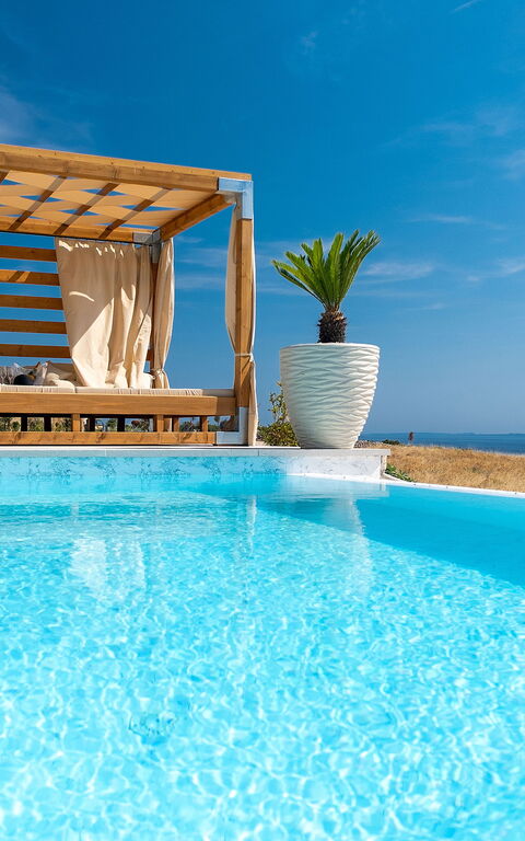 Villa Steropa: Balcon / Terrasse / Patio, bassin, Extérieur