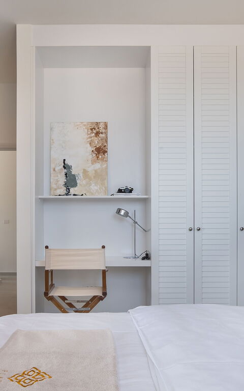 Villa Steropa: chambre à coucher