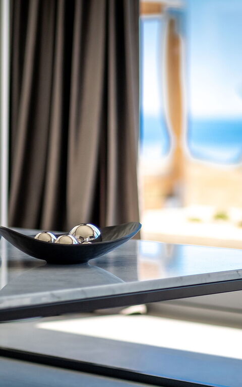 Villa Steropa: Balcon / Terrasse / Patio, Détails de la chambre, Salon