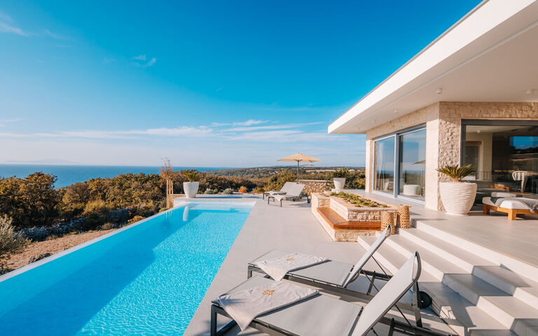 Villa Elektra: Balcon / Terrasse / Patio, bassin, Extérieur, Extérieurs