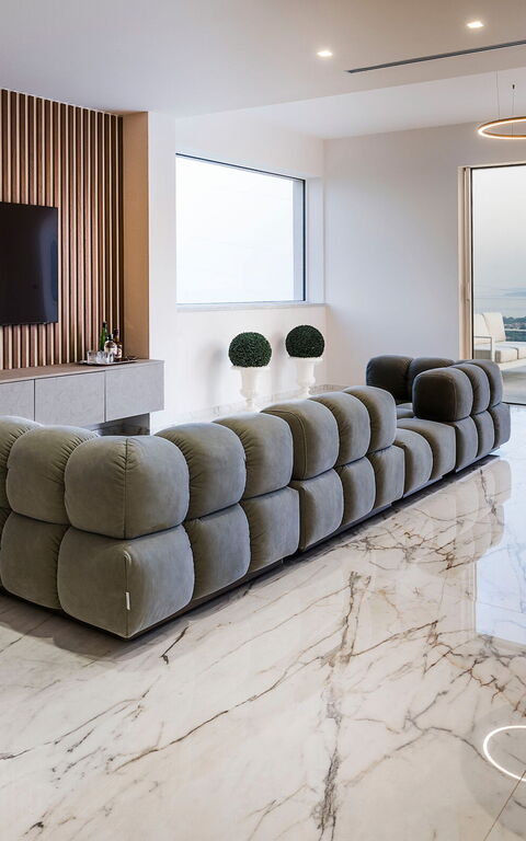 Grand Tour Villa: Salon