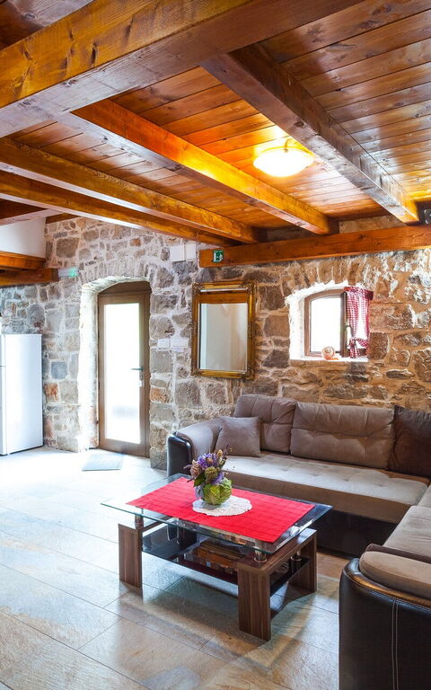 Villa Azurit: Cuisine, Salle à manger, Salon