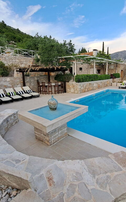 Villa Azurit: Balcon / Terrasse / Patio, bassin, Extérieurs