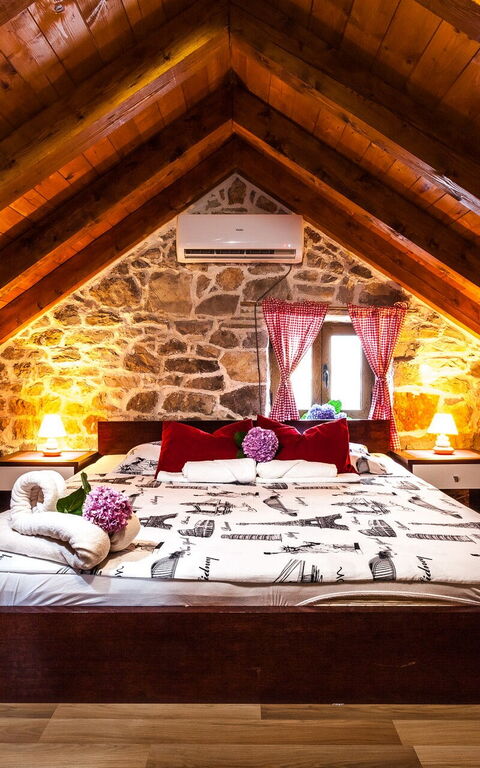 Villa Azurit: chambre à coucher