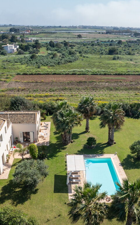 Villa Casale: bassin, Vues