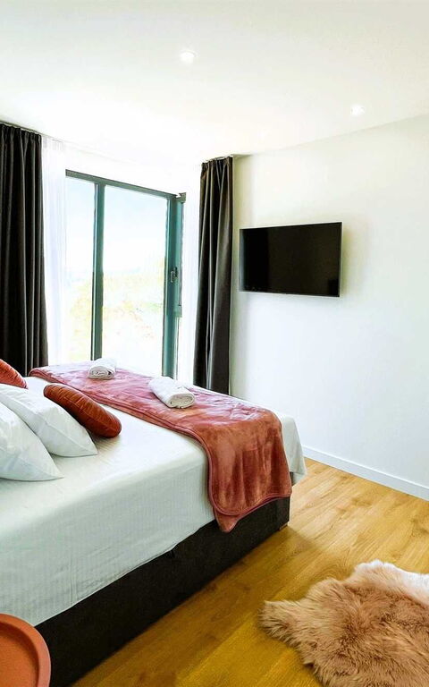 Villa Nikta: chambre à coucher