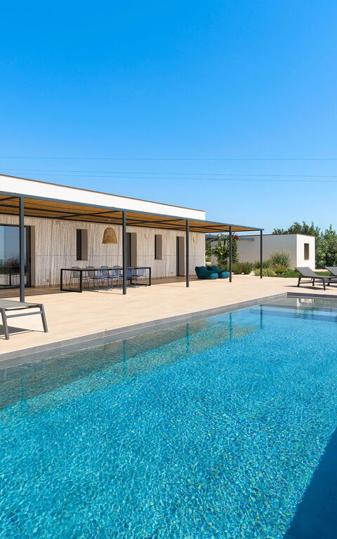 Villa Passo Salina: bassin, Jardin