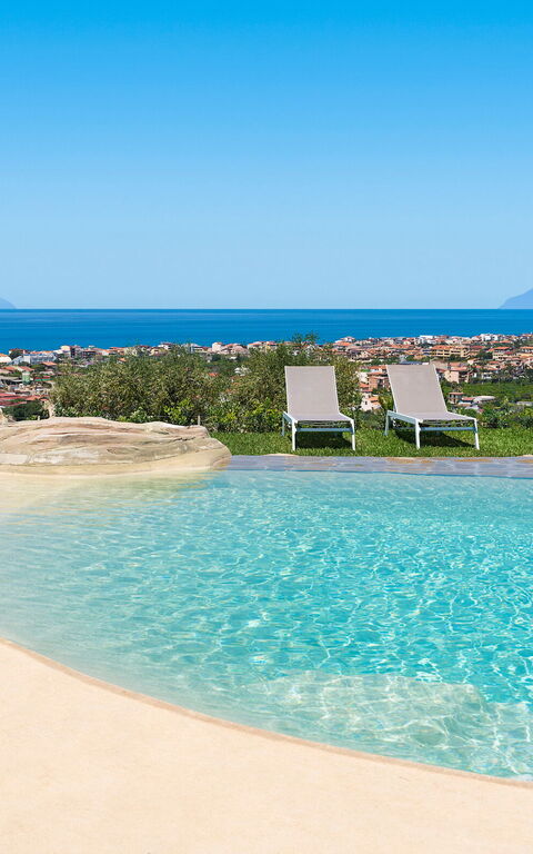 Villa Giuffrè: bassin, Extérieur, Extérieurs, Vues