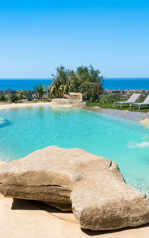 Villa Giuffrè: bassin, Extérieur, Extérieurs, Vues