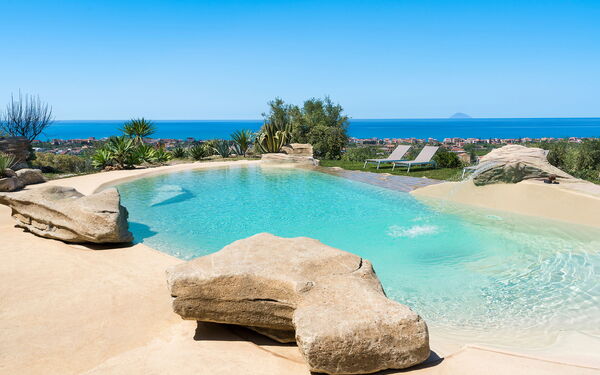 Villa Giuffrè: bassin, Extérieur, Extérieurs, Vues