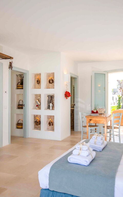 Masseria Lamacerase: chambre à coucher