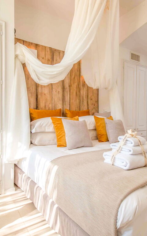 Masseria Lamacerase: chambre à coucher