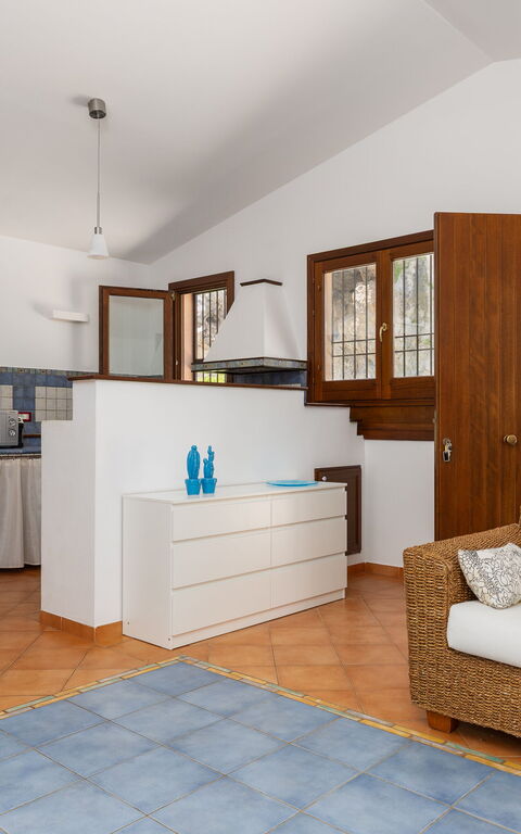 Villa Petra: Salle à manger, Salon