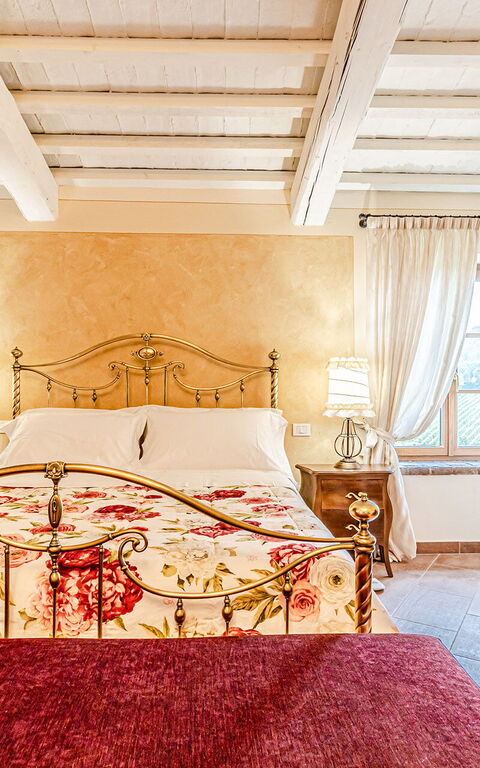 Chateau La Siroque: chambre à coucher