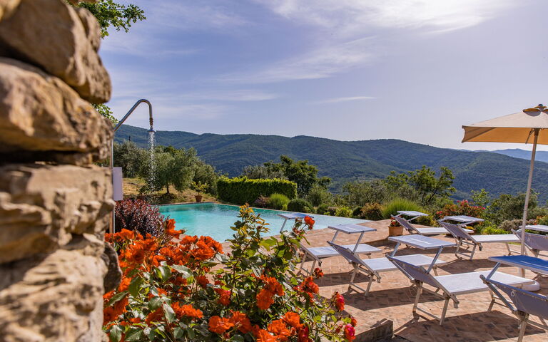 Casale Della Torre: bassin, Extérieur, Vues