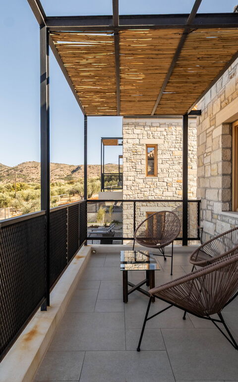 Villa Falcos: Balcon / Terrasse / Patio, Extérieur, Extérieurs, Vues