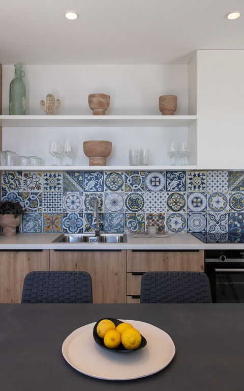 Villa Thea Mare Maistro: Cuisine, Salle à manger